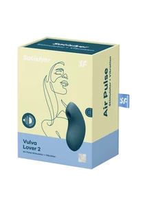 Csiklóizgató léghullámos, vibrátoros Satisfyer Vulva lover 2 blue
