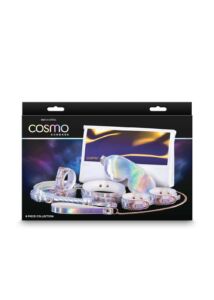 Holografikus BDSM készlet + táska (6 db) Cosmo bondage
