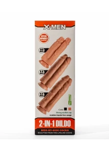X-men dupla dildó 28 cm