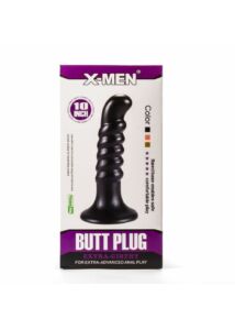 X-men extra girthy fekete plug 25,4 cm