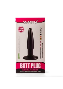 Nagy anális izgató fekete extra girthy butt plug i X-men 10