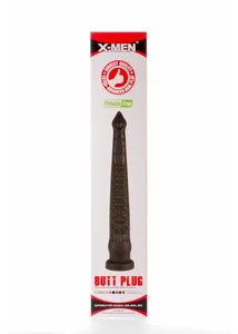 Hosszú anális dildó fekete butt plug pvc X-men 23.23