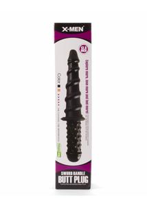X-men sword handle fekete kétvégű dildó 35 cm