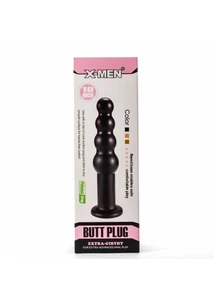 Fekete anális dildó extra girthy butt plug ii X-men 10