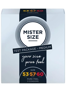 Mister Size óvszer teszter 53-57-60