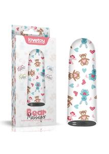 Újratölthető medvés masszírozó Rechargeable bear massager