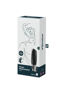 Okos, akkus maszturbátor Power black silver Satisfyer