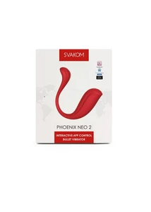 Applikációval vezérelhetó vibrációs tojás - Phoenix Neo 2 red