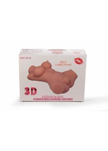 Női test torzó Double hole 3d masturbator ii