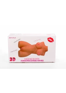Double Hole 3D vagina és ánusz maszturbátor VI