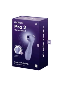 Léghullámos csiklóizgató lila Satisfyer Pro 2 generation 3 with liquid air