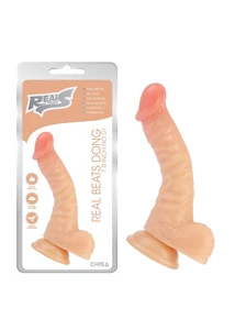 Tapadótalpas dildó 20 cm Real beats dong 7.8 no 01