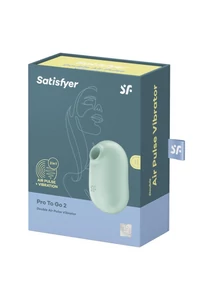 Léghullámos csiklóizgató vibrációval Satisfyer menta Pro to go 2 mint