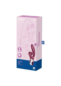 Nyúlvibrátor kettős stimulációval Touch me red