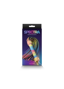 Spectra bondage rainbow flogger - korbács