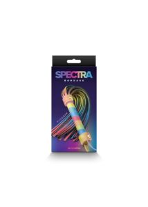 Spectra bondage rainbow flogger - korbács