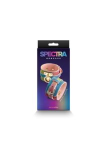 Spectra bondage rainbow wrist cuff - csuklóbilincs
