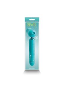 Revel fae teal 3 az egyben lökő vibrátor, masszírozó és csiklóizgató