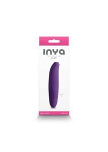 Mini vibrátor Inya flirt - dark purple 12 cm