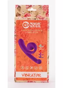 Kettős izgatású vibri Magic snail magic flexible vibrator purple