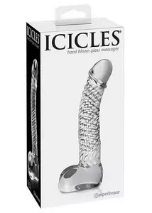 Üveg dildó Icicles no 61