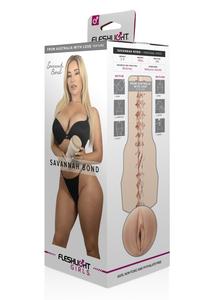 Pornósztár vaginája maszturbátor Fleshlight girls Savannah Bond puncija
