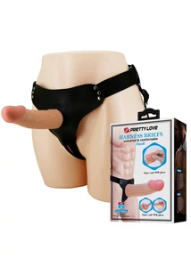 Felköthető üreges dildó Pretty Love Stark harness briefs flesh