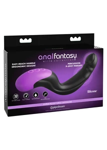 Prosztataizgató pulzáló funkicóval Hyper-pulse p-spot massager black/purple