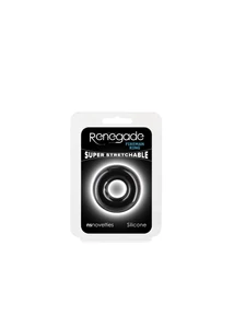 Péniszgyűrű szilikon Renegade - fireman ring - small - black
