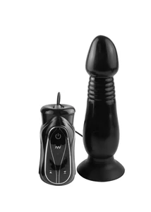 Vibráló fel-le mozgó dildó Vibrating thruster black