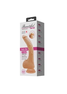 Letapasztható vibrátor Beautiful Jack vibrációs pénisz 27 cm