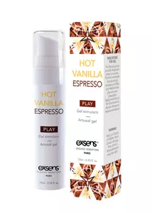 Hűsítő hatású izgató gél Cooling arousal gel hot vanilla espresso 15ml