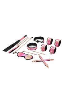 Bdsm szett 8 darabos metál rózsaszín Vivid Sakura 8 pieces set