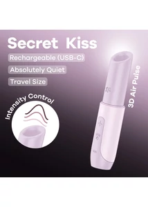 Léghullámos csikló vibrátor Secret Kiss