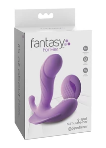 Távirányítós hordható vibrátor melegító funkcióval G-spot stimulate-her purple