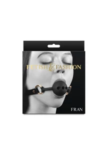 Lyukas szilikon szájpecek - Fetish & Fashion Fran black