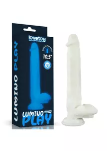 Világítós dildó tapadótalpas 10.5 lumino play silicone