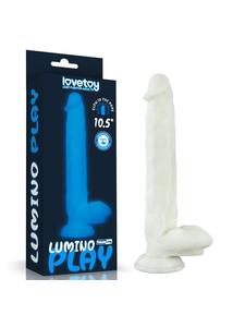 Világítós dildó tapadótalpas 10.5 lumino play silicone