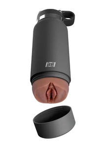 Vagina maszturbátor palackban - Fuck flask secret delight discreet stroker brown