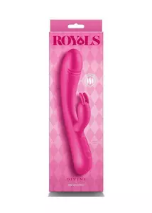 Nyúl vibrátor Royals divine metallic rózsaszínű