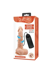 Letapasztható vibrátor forgómozgással - Barbara Max Multi-Speed Vibration Dildo 7.1"