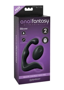 Távirányítós prosztata masszírozó Remote control p-spot pro black