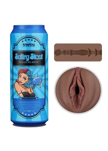Vagina maszturbátor sörösdobozban barna Pleasure brew sultry stout