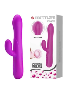 Pumpálható végű klitoriszkaros vibrátor Pretty Love Douglas 25 cm