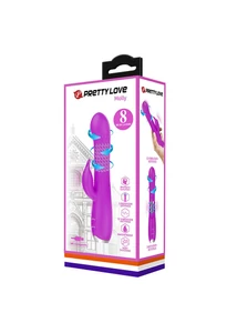 Pretty Love Molly Purple Nyuszi vibrátor forgó funkcióval