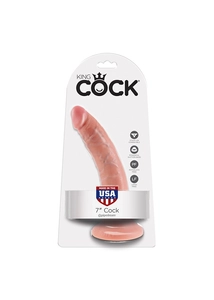 King Cock 7" valósághű dildó, 18 cm