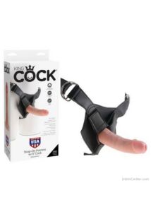 Felcsatolható pénisz King Cock strap-on Harness dildó 17 cm