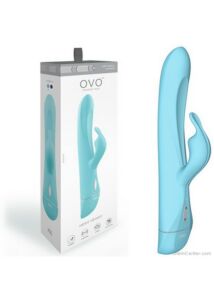 Nyúl vibrátor, klitorisz karos 19 cm-es vibri OVO Aqua K6