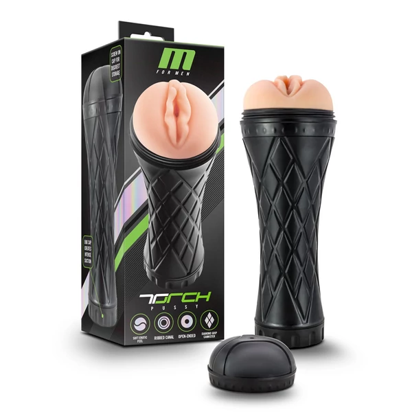 Maszturbátor férfiaknak, realisztikus művagina, M FOR MEN Torch