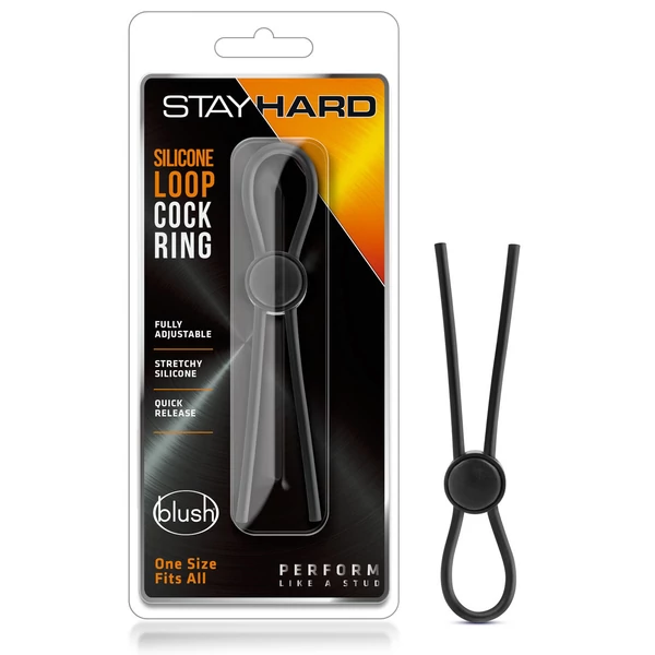 Stay Hard állítható szilikon péniszgyűrű